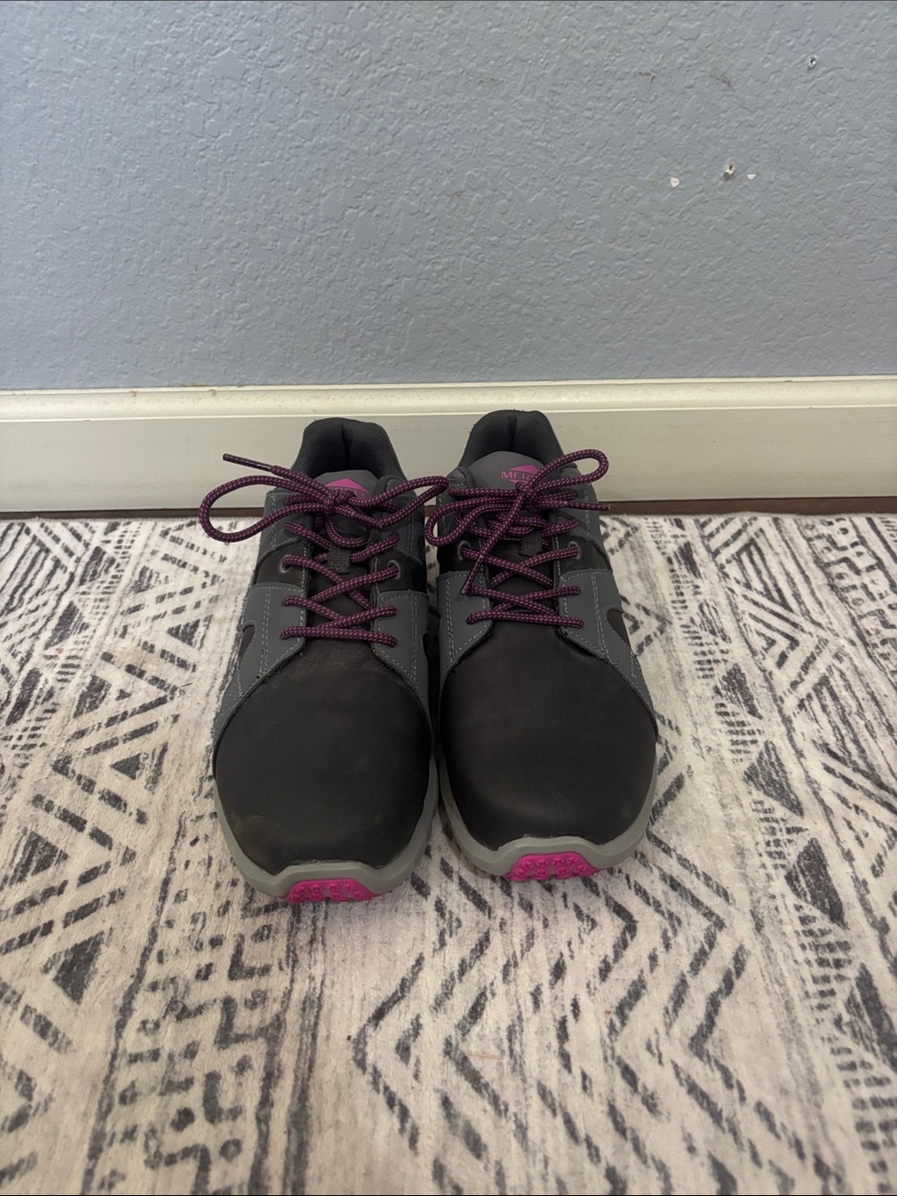Merrell Women's Black and Purple Athletic Sneakers